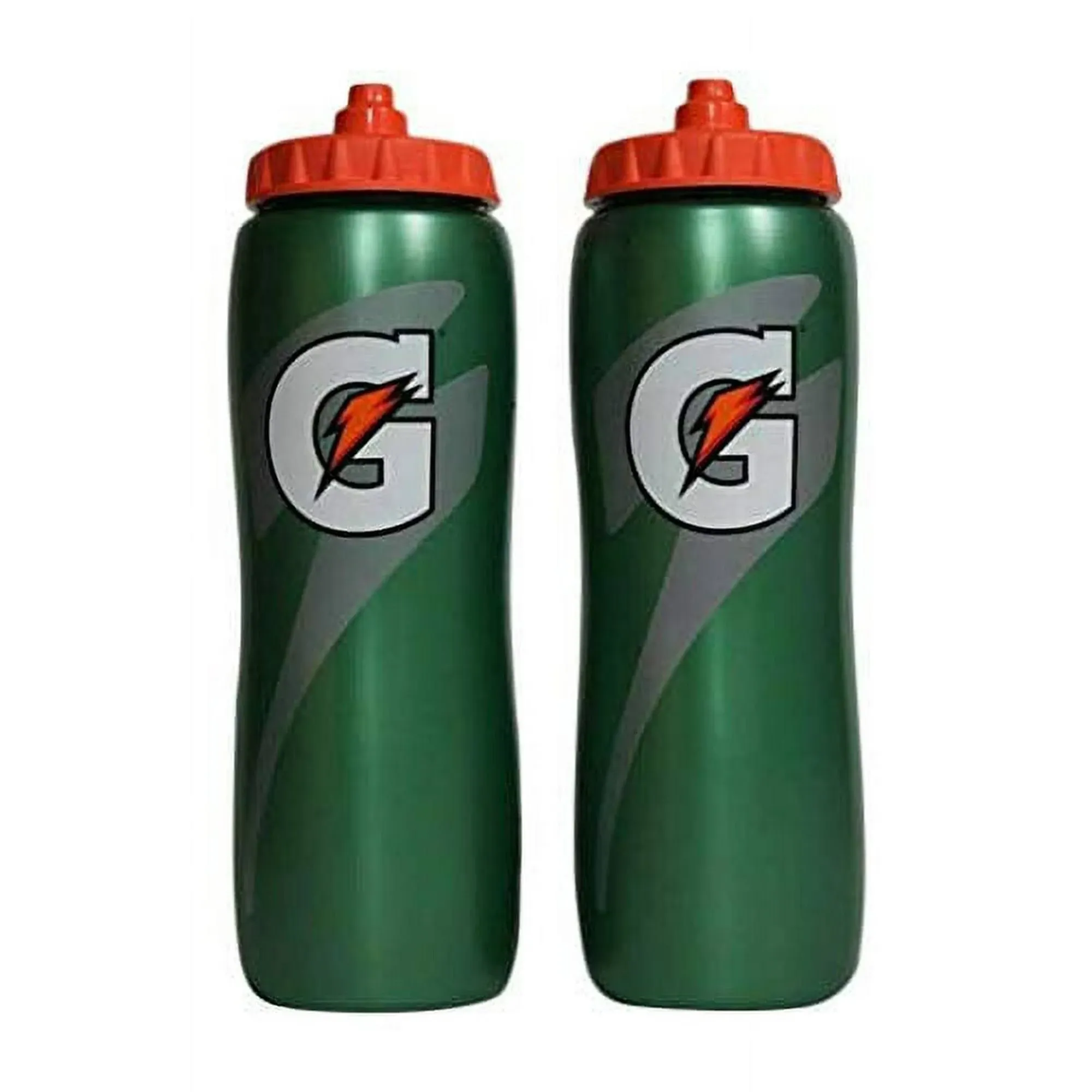 Gatorade 32 Oz Squeeze Water Sports Bottle - Value Pack of 6 - New Easy Grip Design for 2014