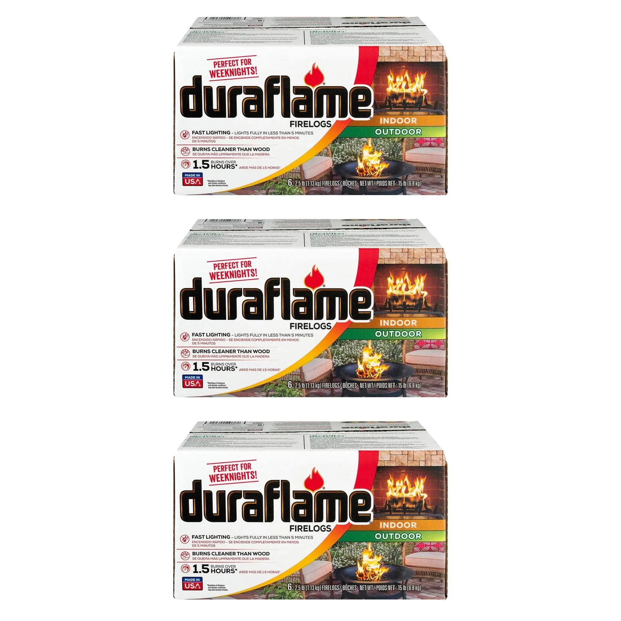 Duraflame Firelog - 2.5 lb (6 Pack)