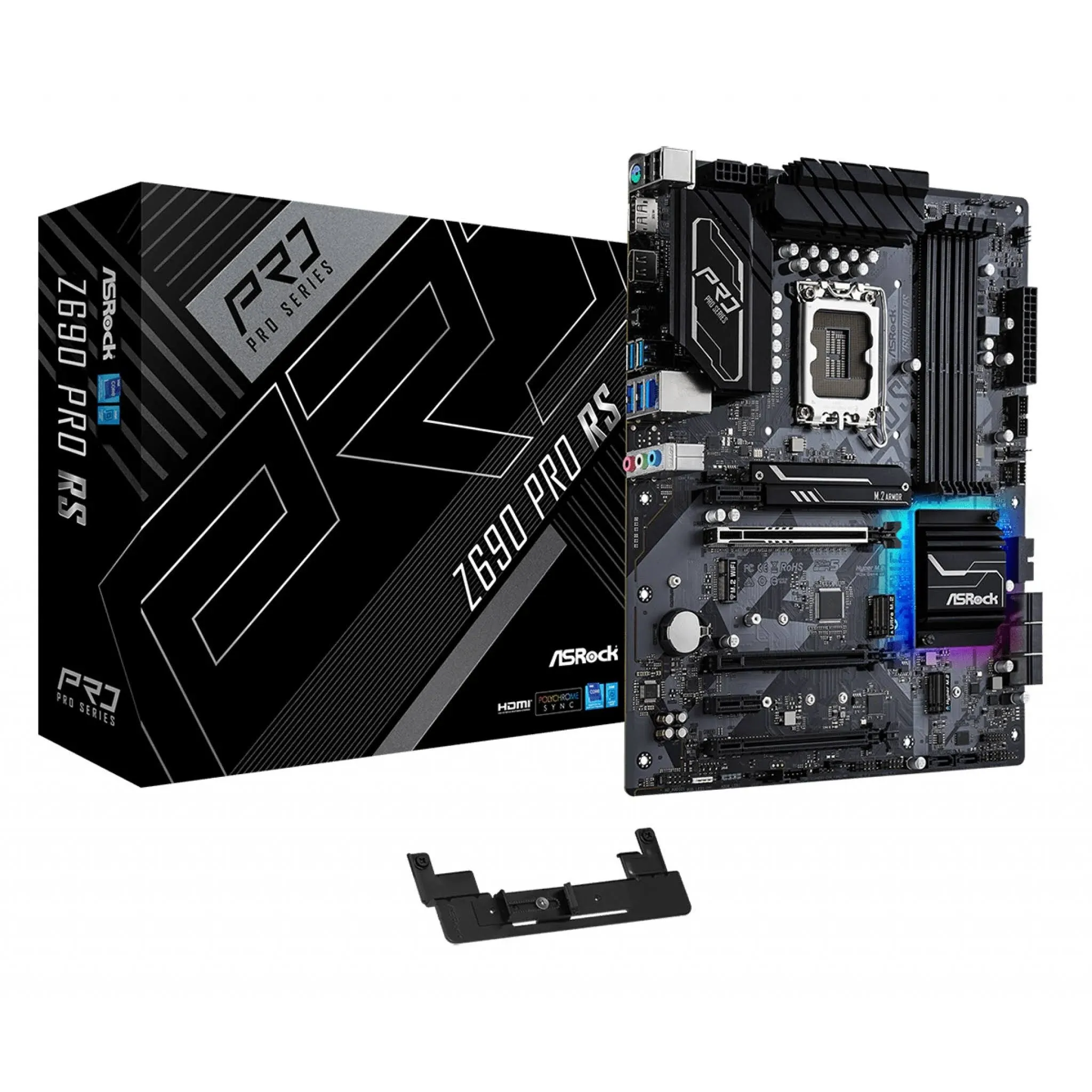 ASROCK Z690 PRO RS Socket LGA1700/ Intel Z690/ DDR4/ SATA3&USB3.2/ M.2/ ATX Motherboard