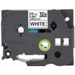 Brother Tze Label Tape - 1 Width X 26.20 Ft Length - 1 Each -