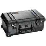 Pelican 1510TP Carry on Case with TrekPak Insert, Black